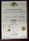 Podolog Furkan Solak Podoloji sertifikası