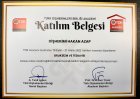 Dt. Hakan Azap Diş Hekimi sertifikası