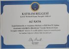 Uzm. Psk. Dan. Ali Kaya Psikolojik Danışman sertifikası