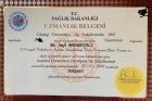 Uzm. Dr. Seyfi Memetali Psikiyatri sertifikası