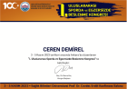Dyt. Ceren Demirel Diyetisyen sertifikası