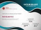 Op. Dr. Rafail İbayev Genel Cerrahi sertifikası