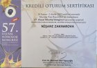 Uzm. Dr. Nishana Zakharova Nöroloji (Beyin ve Sinir Hastalıkları) sertifikası