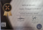 Uzm. Kl. Psk. İremgül Özeren Psikoloji sertifikası