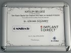 Dt. Gökhan Düşünmez Diş Hekimi sertifikası