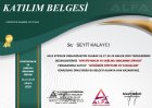 Dyt. Seyit Kalaycı Diyetisyen sertifikası
