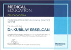 Uzm. Dr. Kubilay Erselcan Kardiyoloji sertifikası