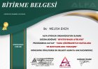 Uzm. Dyt. Melisa Eken Diyetisyen sertifikası