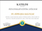 Fzt. Rumeysa Balcılar Fizyoterapi sertifikası