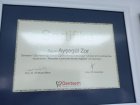 Dt. Ayşegül Zor Diş Hekimi sertifikası
