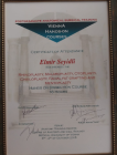 Uzm. Dr. Elmir Seyidli Diş Hekimi sertifikası