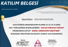 Psk. Gülhan DALKILINÇ Psikoloji sertifikası