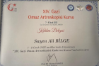 Doç. Dr. Ali Bilge Ortopedi ve Travmatoloji sertifikası