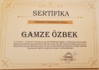 Uzm. Kl. Psk. Gamze Özbek Psikoloji sertifikası