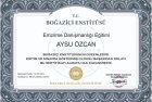 Dyt. Aysu Özcan Diyetisyen sertifikası