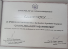 Uzm. Dr. Özlem Topal Erten Çocuk Sağlığı ve Hastalıkları sertifikası