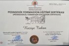 Psk. Beyza Takan Psikoloji sertifikası