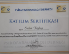 Uzm. Dr. Endam Köybaşı Psikiyatri sertifikası