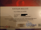 Aile Danışmanı Zehra Alagöz Aile Danışmanı sertifikası