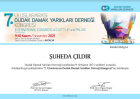 Op. Dr. Şuheda Çıldır Plastik Rekonstrüktif ve Estetik Cerrahi sertifikası