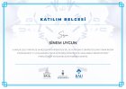 Dil ve Konuşma Terapisti Sinem Uygun Dil Konuşma Bozuklukları sertifikası