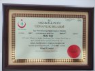 Op. Dr. Halis Bağ Genel Cerrahi sertifikası