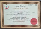 Uzm. Dr. Kamer Şele Geleneksel ve Tamamlayıcı Tıp sertifikası