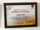 Dyt. Büşra Donat Ergin Diyetisyen sertifikası