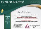 Dyt. Fatih Bıçaklar Diyetisyen sertifikası