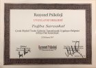 Uzm. Kl. Psk. Tuğba Sarısakal Psikoloji sertifikası
