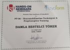 Fzt. Damla Bestelci Fizyoterapi sertifikası
