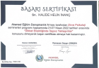 Psk. Halide Helin İnanç Psikoloji sertifikası