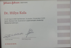 Op. Dr. Hülya Kula Kadın Hastalıkları ve Doğum sertifikası