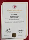 Psk. Pınar Epik Psikoloji sertifikası
