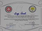 Dt. Ezgi Ünal Diş Hekimi sertifikası
