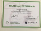 Dyt. Burcu Yıldız Diyetisyen sertifikası