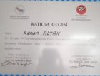 Dt. Kenan Altan Diş Hekimi sertifikası