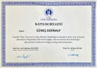 Uzm. Psk. Dan. Güneş Derinalp Psikolojik Danışman sertifikası