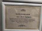Dyt. Gülce Özyürekin Diyetisyen sertifikası