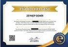 Psk. Zeynep Demir Psikoloji sertifikası