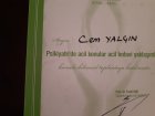 Uzm. Dr. Cem Yalçın Psikiyatri sertifikası
