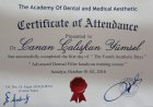 Dt. Canan Yümsel Diş Hekimi sertifikası