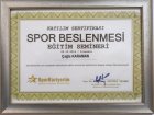 Dyt. Çağla Karaman Diyetisyen sertifikası