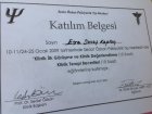 Dr. Psk. Esra Savaş Psikoloji sertifikası