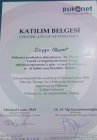 Uzm. Dr. Duygu Murat Çocuk ve Ergen Psikiyatristi sertifikası
