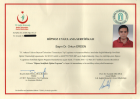Uzm. Dr. Orkun Erden Dermatoloji sertifikası