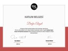 Psk. Dan. Berfin Akgül Psikolojik Danışman sertifikası