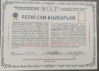 Klinik Psikolog  Fethi Can Bozkaplan Psikoloji sertifikası