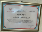 Op. Dr. İrem Yaman Kadın Hastalıkları ve Doğum sertifikası