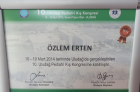 Uzm. Dr. Özlem Topal Erten Çocuk Sağlığı ve Hastalıkları sertifikası
